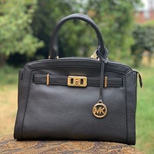 MICHAEL Michael Kors Karson Large Satchel Black